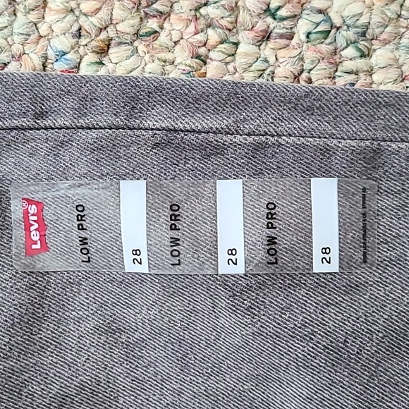 LEVIS WOMENS LIW PRO STRAIGHT GRAY JEANS SIZE 28 SEE MEASUREMENTS IN PICTURES - Picture 6 of 16